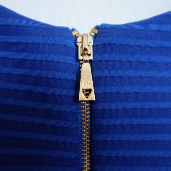 COPY - Guess Blue Sleeveless Scuba Sheath Dress Size 4 - Picture 6 of 13